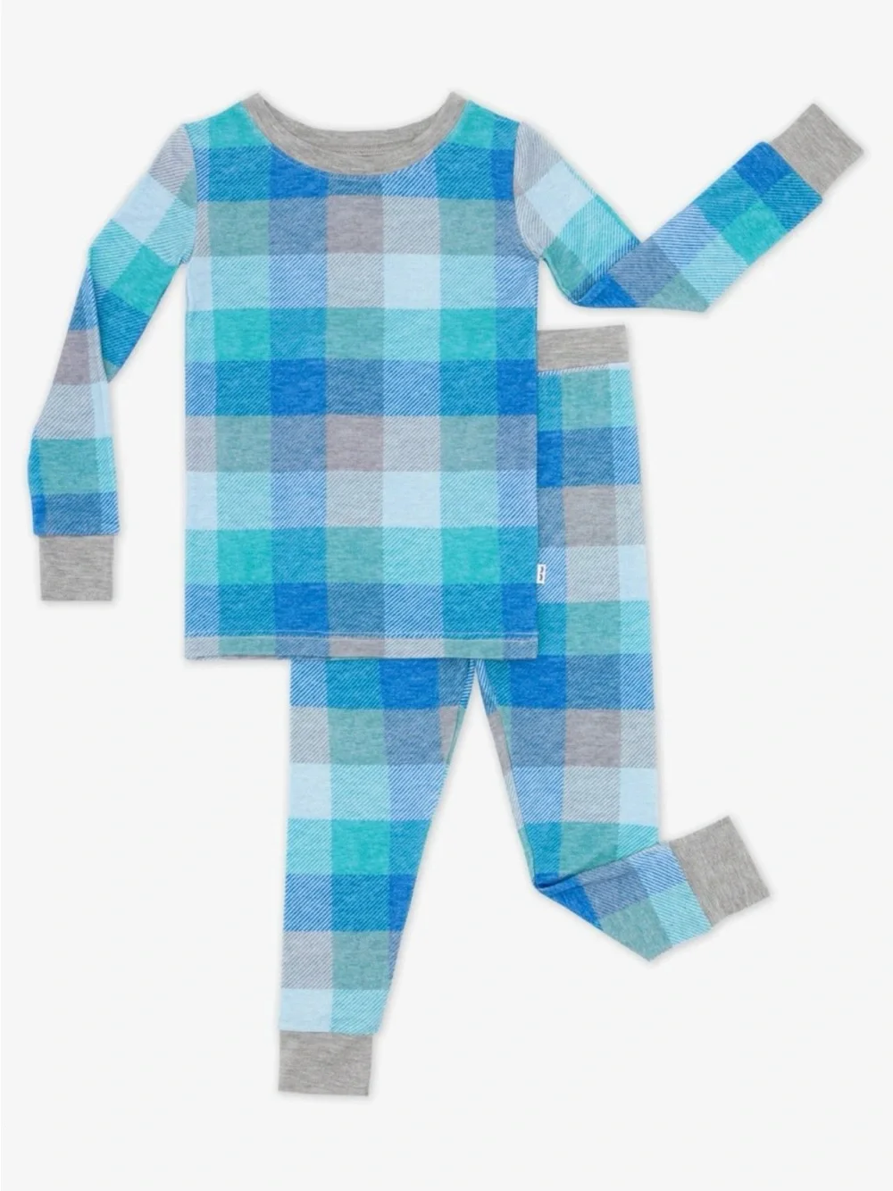 🩵Little Sleepies Blue Buffalo Check PJs